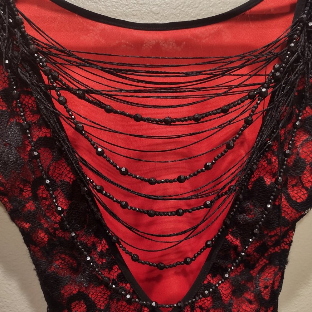 Long sleeved lace dress